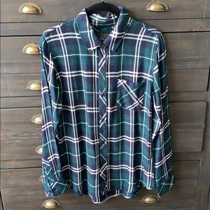 Rails Hunter Flannel, Forest Green, XS
